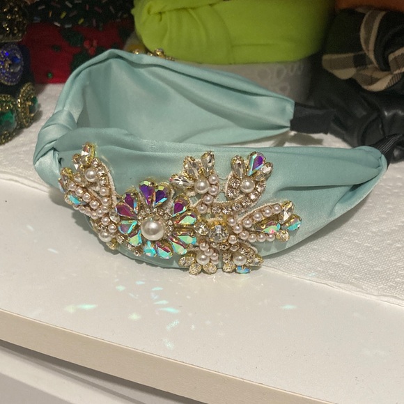 Blue Glam Headband - Picture 4 of 4